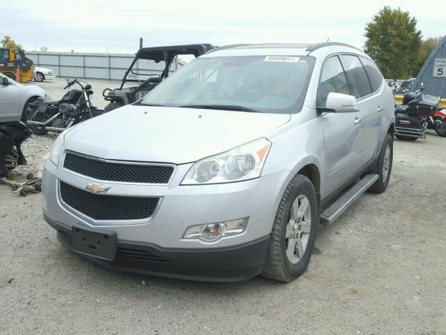 1GNKRGED5BJ143940 - 2011 CHEVROLET TRAVERSE L SILVER photo 2