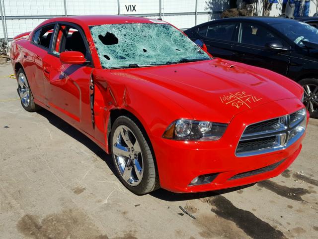 2C3CDXCT7EH102273 - 2014 DODGE CHARGER R/ RED photo 1