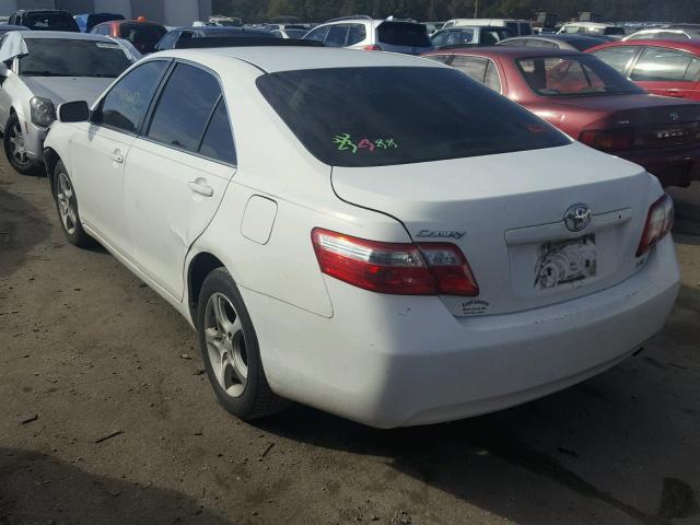 4T1BE46K98U772961 - 2008 TOYOTA CAMRY CE WHITE photo 3