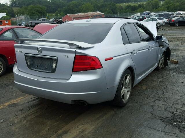 19UUA66274A011704 - 2004 ACURA TL GRAY photo 4