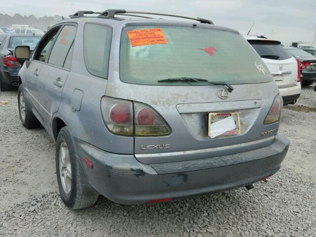 JTJGF10U010097365 - 2001 LEXUS RX 300 SILVER photo 3