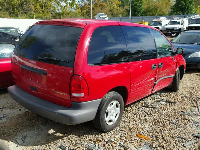 2B4FP2537XR358911 - 1999 DODGE CARAVAN RED photo 4