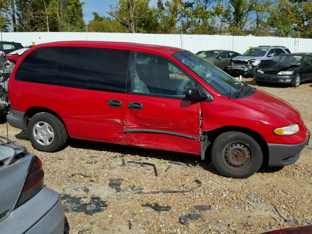 2B4FP2537XR358911 - 1999 DODGE CARAVAN RED photo 9