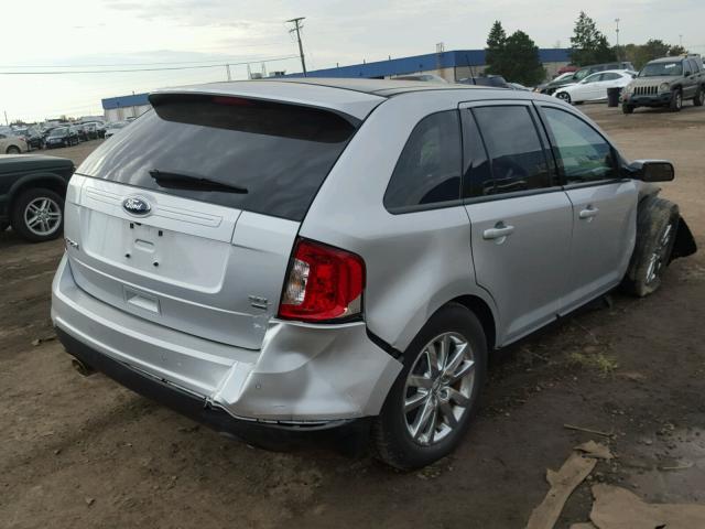 2FMDK4JC3CBA58484 - 2012 FORD EDGE SILVER photo 4