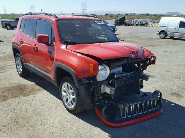 ZACCJBBT0FPB76077 - 2015 JEEP RENEGADE RED photo 1