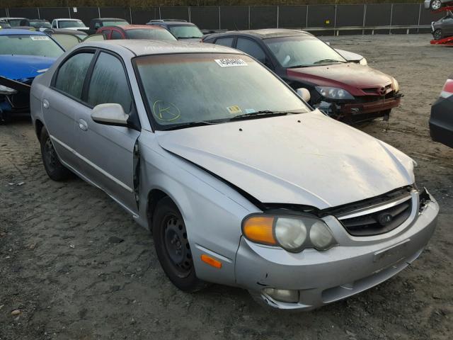 KNAFB161645141297 - 2004 KIA SPECTRA GS SILVER photo 1