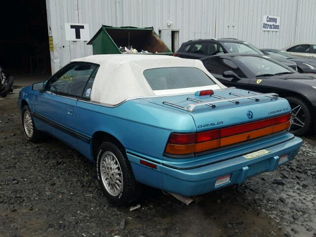 1C3XU453XPF610111 - 1993 CHRYSLER LEBARON 蓝色 照片 3