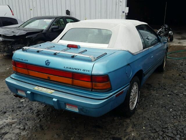 1C3XU453XPF610111 - 1993 CHRYSLER LEBARON 蓝色 照片 4