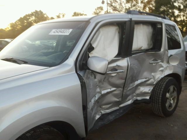 5FNYF48479B053339 - 2009 HONDA PILOT EX SILVER photo 9