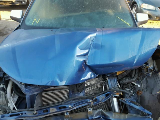 1FAHP35N68W183455 - 2008 FORD FOCUS SE BLUE photo 7