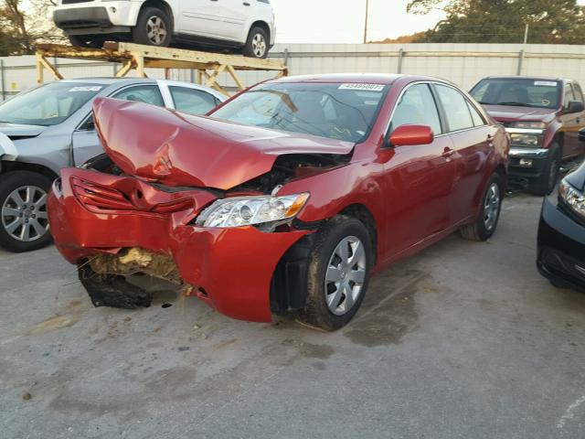 4T4BE46K49R118246 - 2009 TOYOTA CAMRY RED photo 2