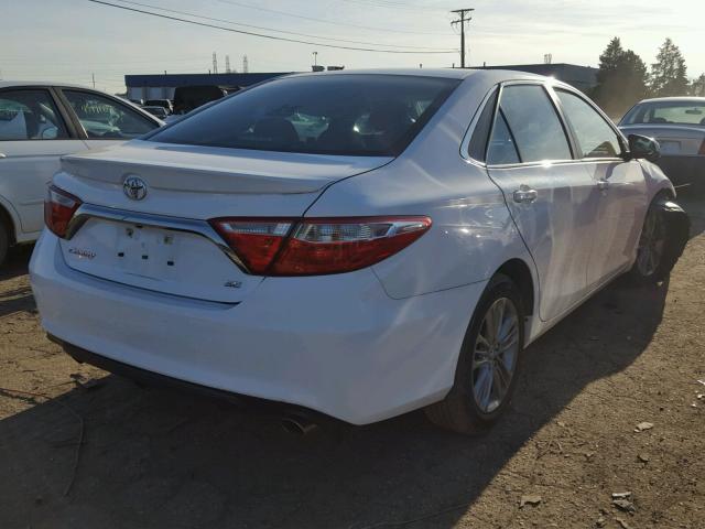 4T1BF1FK4FU063251 - 2015 TOYOTA CAMRY LE WHITE photo 4