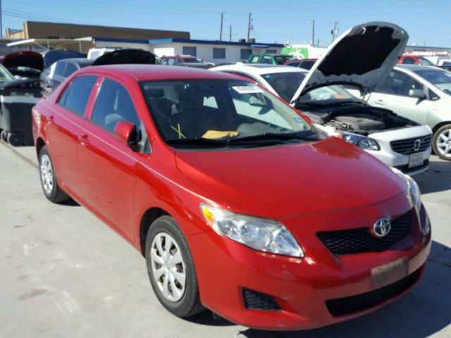 1NXBU40E99Z095935 - 2009 TOYOTA COROLLA BA MAROON photo 1