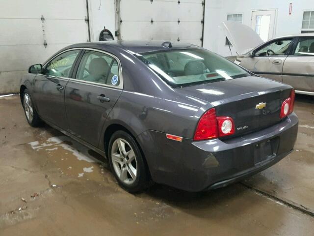1G1ZB5E08CF369089 - 2012 CHEVROLET MALIBU LS ნაცრისფერი ფოტო 3