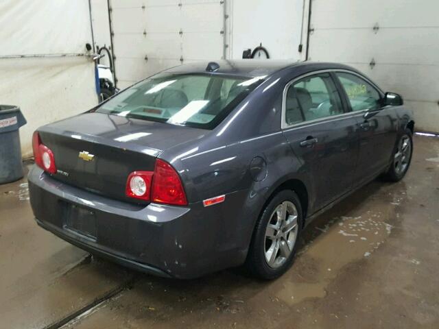 1G1ZB5E08CF369089 - 2012 CHEVROLET MALIBU LS ნაცრისფერი ფოტო 4