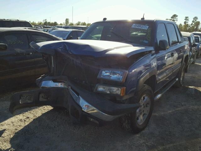 3GNEK12T94G179595 - 2004 CHEVROLET AVALANCHE BLUE photo 2