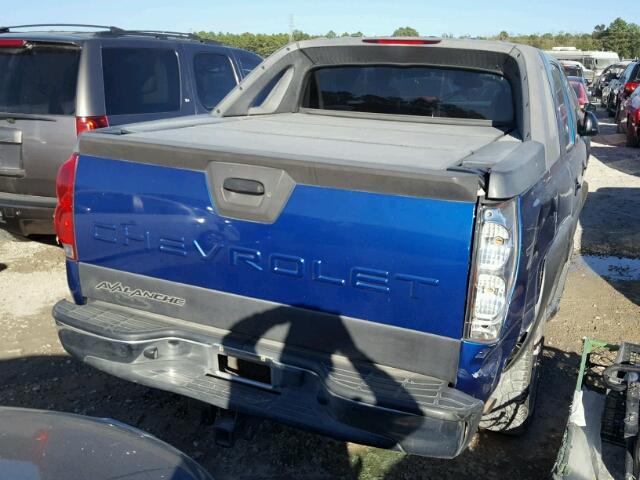 3GNEK12T94G179595 - 2004 CHEVROLET AVALANCHE BLUE photo 4