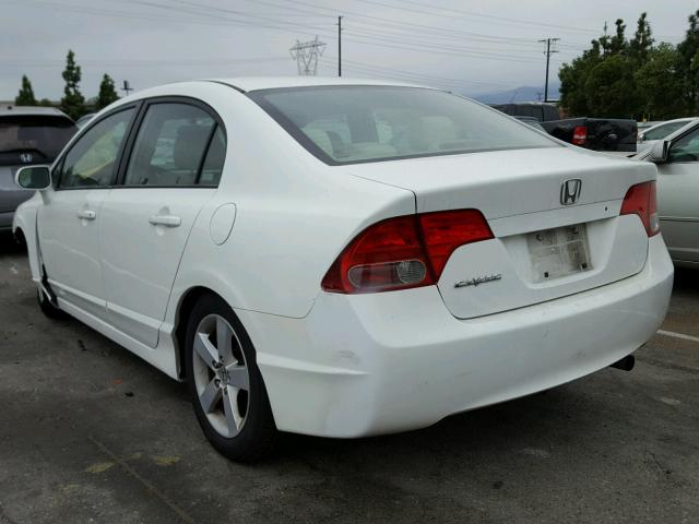 1HGFA168X6L093967 - 2006 HONDA CIVIC EX WHITE photo 3