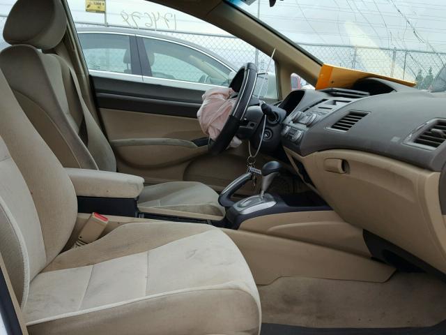 1HGFA168X6L093967 - 2006 HONDA CIVIC EX WHITE photo 5