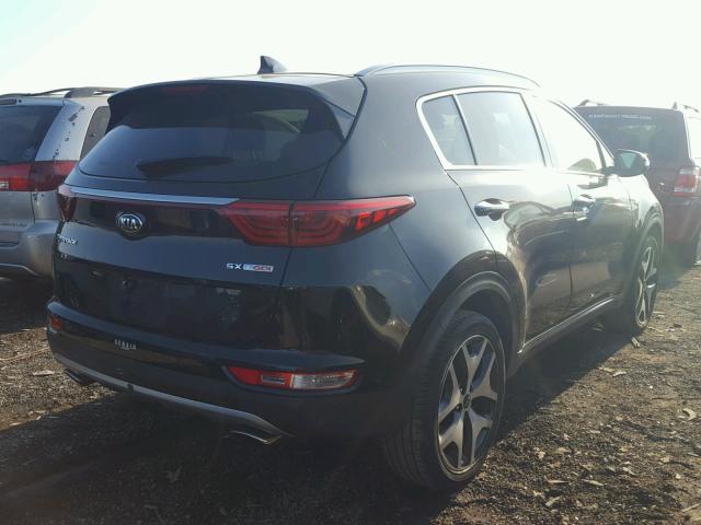 KNDPRCA6XH7062940 - 2017 KIA SPORTAGE S BLACK photo 4