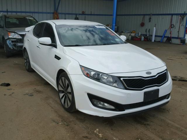 KNAGR4A60B5115862 - 2011 KIA OPTIMA SX WHITE photo 1