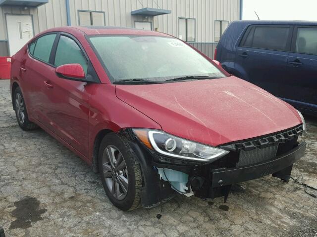 KMHD84LF4HU406767 - 2017 HYUNDAI ELANTRA SE RED photo 1