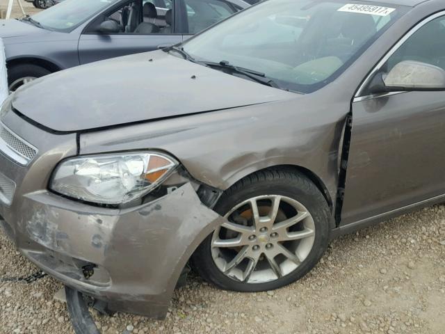 1G1ZG5E73CF336418 - 2012 CHEVROLET MALIBU LTZ 棕色 照片 9