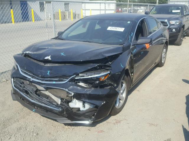 1G1ZB5ST6GF310384 - 2016 CHEVROLET MALIBU LS შავი ფოტო 2