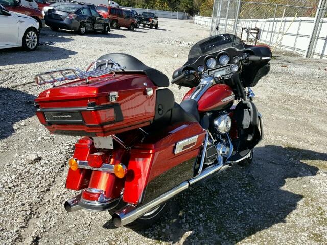 1HD1KEM17DB684987 - 2013 HARLEY-DAVIDSON FLHTK ELEC 红色 照片 4