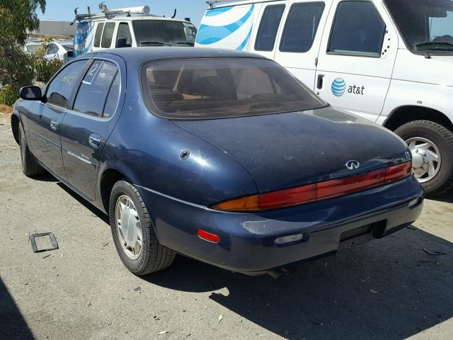 JNKAY21D5PM004329 - 1993 INFINITI J30 BLUE photo 3