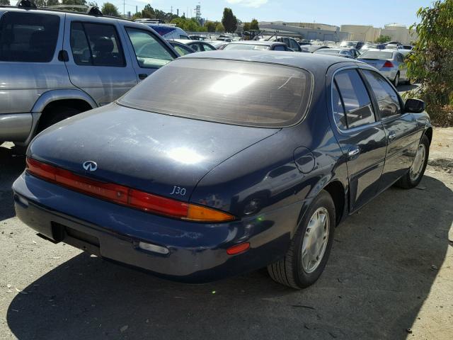 JNKAY21D5PM004329 - 1993 INFINITI J30 BLUE photo 4