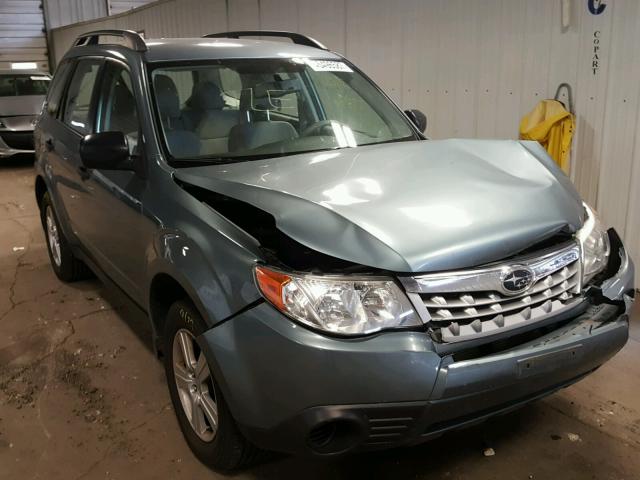 JF2SHBBC2CH405983 - 2012 SUBARU FORESTER 2 GREEN photo 1