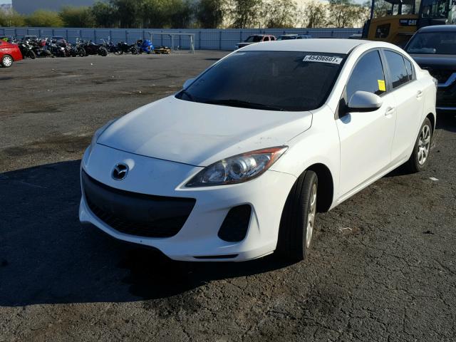 JM1BL1UG1C1548813 - 2012 MAZDA 3 I WHITE photo 2