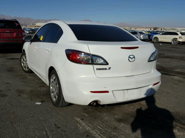 JM1BL1UG1C1548813 - 2012 MAZDA 3 I WHITE photo 3