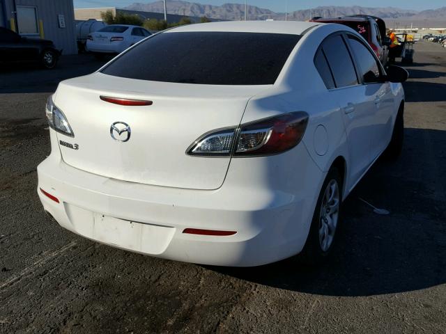 JM1BL1UG1C1548813 - 2012 MAZDA 3 I WHITE photo 4