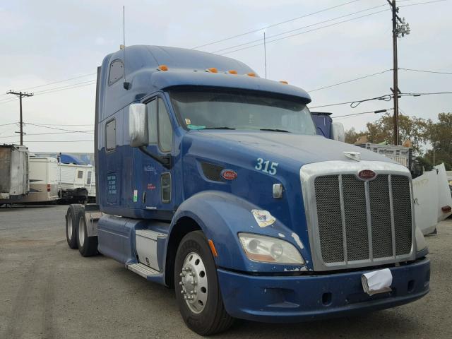 1XP4DP9X9CD150862 - 2012 PETERBILT 587 BLUE photo 1