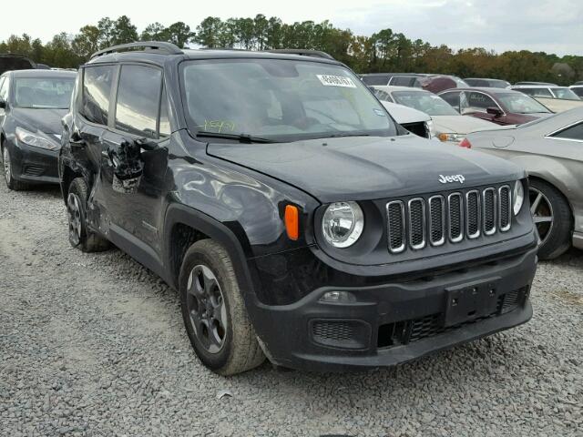 ZACCJAATXGPD74113 - 2016 JEEP RENEGADE S BLACK photo 1