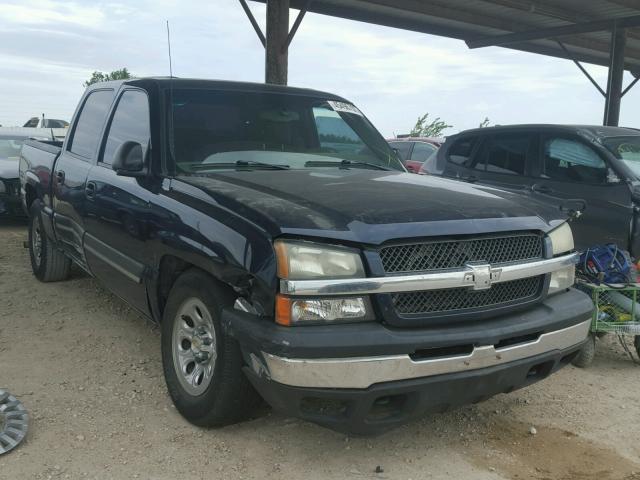 2GCEC13T051211056 - 2005 CHEVROLET SILVERADO BLUE photo 1