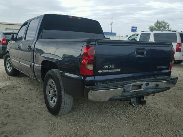 2GCEC13T051211056 - 2005 CHEVROLET SILVERADO BLUE photo 3