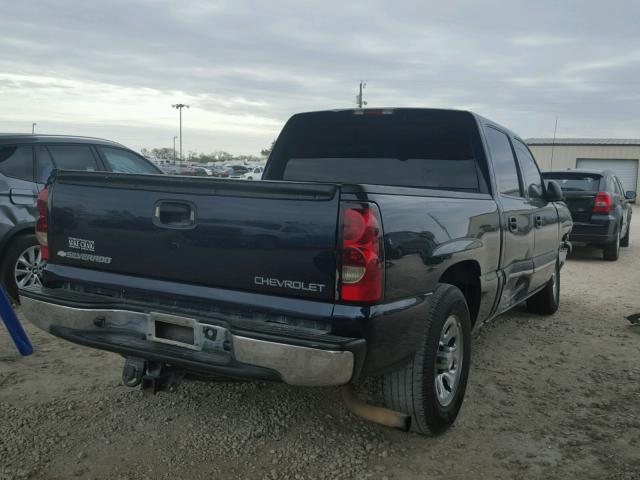 2GCEC13T051211056 - 2005 CHEVROLET SILVERADO BLUE photo 4