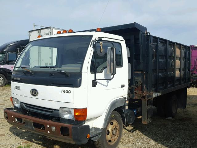 JNAUZU1J72A453134 - 2002 NISSAN DIESEL UD1400 WHITE photo 2