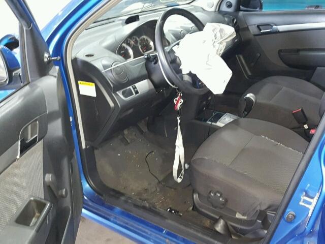 KL1TD5DE8AB045382 - 2010 CHEVROLET AVEO LS BLUE photo 9