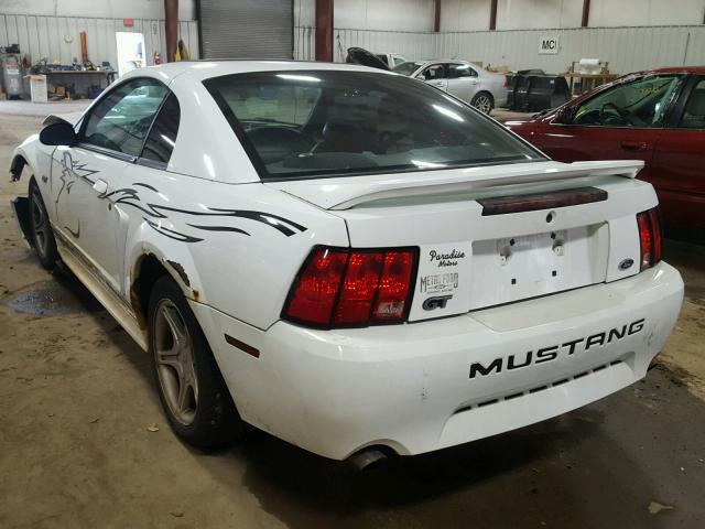 1FAFP42X5YF276258 - 2000 FORD MUSTANG GT WHITE photo 3