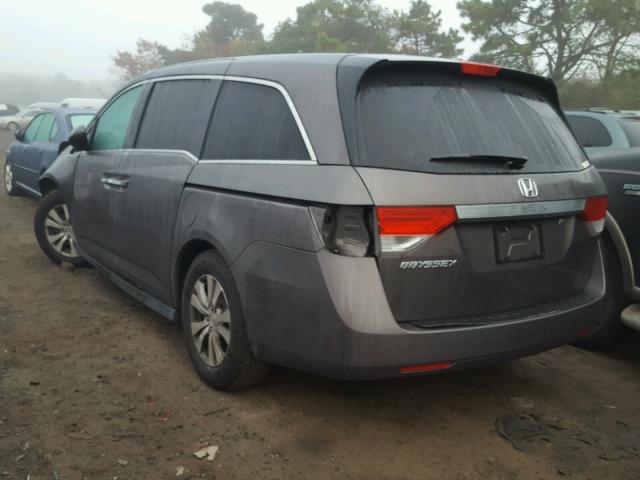 5FNRL5H48GB152963 - 2016 HONDA ODYSSEY EX GRAY photo 3