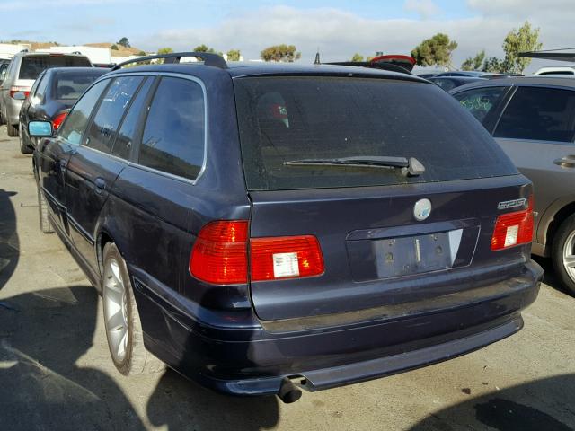 WBADS43482GD86789 - 2002 BMW 525 IT AUT BLUE photo 3