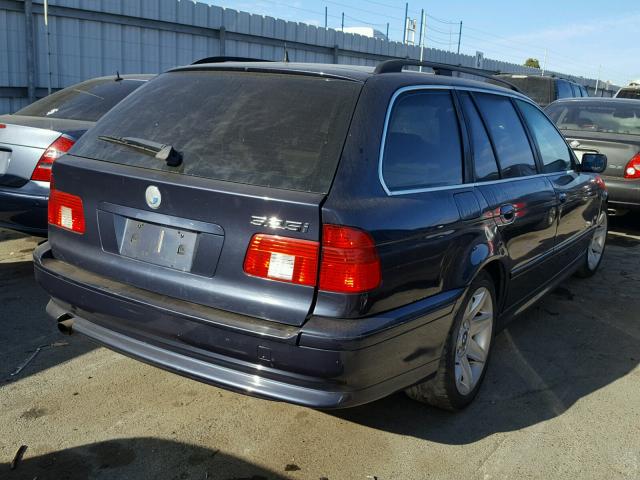 WBADS43482GD86789 - 2002 BMW 525 IT AUT BLUE photo 4