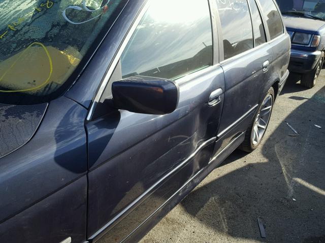 WBADS43482GD86789 - 2002 BMW 525 IT AUT BLUE photo 9