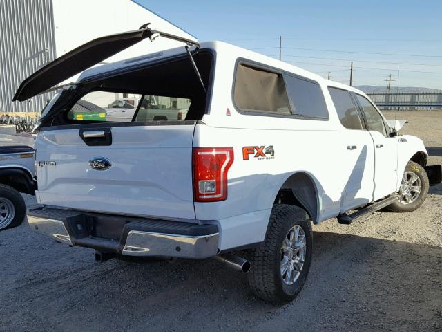 1FTFW1EG8GKG02521 - 2016 FORD F150 SUPER WHITE photo 4