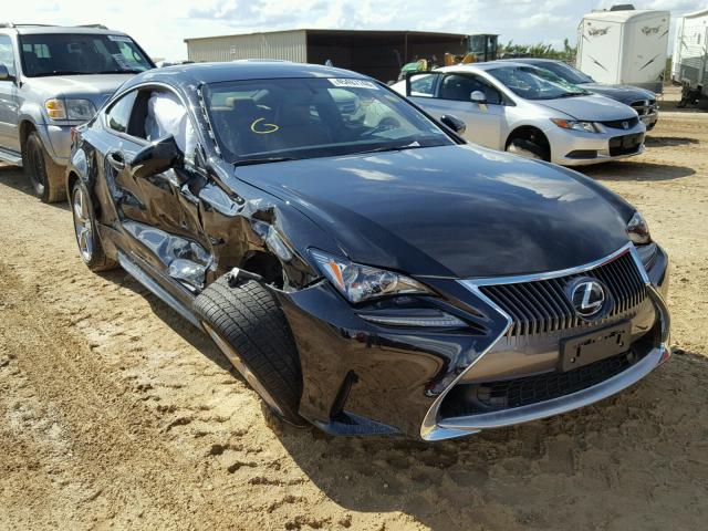 JTHHA5BC9G5002362 - 2016 LEXUS RC 200T BLACK photo 1