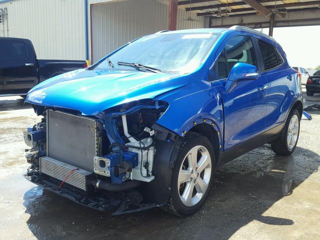 KL4CJASB7FB182737 - 2015 BUICK ENCORE BLUE photo 2